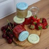 Deksel fi 66 ruit - 10 stuks - 13 ['voor wecken', ' voor potten', ' deksel', ' deksels', ' voor wecken', ' zelfgemaakte jam', ' dop', ' doppen', ' fi 66', ' fi66']