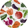 Deksel fi 82/6 groente gezichtjes - 10 stuks  - 1 ['deksels voor potten', ' deksels voor conserven', ' kleurrijke deksels', ' voor potten fi 82', ' voor pasteuriseren', ' deksels met klik', ' deksels met groenten']