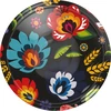 Deksel fi82/6 Folk zwart - los - 5 