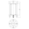 Distilleerder module - kijker - fi 48,3mm lengte 100mm - 7 ['distillatie kijkglas', ' distilleerder kijkglas', ' roestvrijstalen kijker', ' zaklamp voor distilleerder', ' zaklamp kijker', ' gin', ' aromatisering van distillaten', ' zaklamp']