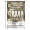 Distilleergist Turbo Torpedo 5-7 dagen 21% 100g - 7 ['turbo gist', ' distilleergist', ' gist voor alcohol', ' voor fruitmengsels', ' gist voor aardappelen', ' gist tot 21%', ' voor brouwsel', ' sterke gist', ' distillatie', ' voor hooggradige mengsels', ' browin gist', ' gist voor whiskey', ' gist voor wodka van aardappelen', ' zelfgemaakte alcohol']