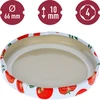 Dop fi 66/4 met tomaten - los - 4 ['witte dop', ' kleurrijk tomatenpatroon', ' pasteurisatie', ' procescontrole', ' opslag', ' maat fi Tomaten 66', ' voorraadkastdecoratie', ' doppen voor pasteurisatie', ' groentedoppen', ' tomatendoppen']