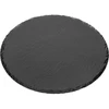 Draaiplateau van leisteen fi30cm - 3 ['serveerplank', ' serveerset op draaiplateau', ' kaasplank', ' vleeswaren en snacks plank', ' serveerplank', ' draaiplank', ' draaiplateau', ' serveerplateau', ' serveersteen', ' leisteenplaat voor sushi', ' sushiplank', ' fingerfood plaat', ' serveerplateau', ' serveerplank.']