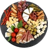 Draaiplateau van leisteen fi30cm - 10 ['serveerplank', ' serveerset op draaiplateau', ' kaasplank', ' vleeswaren en snacks plank', ' serveerplank', ' draaiplank', ' draaiplateau', ' serveerplateau', ' serveersteen', ' leisteenplaat voor sushi', ' sushiplank', ' fingerfood plaat', ' serveerplateau', ' serveerplank.']