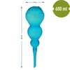 Drievoudige gietbal (driekamer), transparant blauw, 600 ml - 5 ['gieters', ' bloemen waterdispenser', ' voor het water geven van bloemen', ' bloemenbevochtigers', ' bloemenirrigatie', ' plantenirrigatie', ' potirrigators', ' voor het water geven van bloemen', ' voor kamerplanten', ' irrigatiesysteem', ' gietbal', ' waterdispenser voor potten', ' plantenballen', ' plantenwaterdispenser', ' planten water geven', ' gietbal', ' drievoudige gietballen', ' decoratieve plantenirrigators', ' praktische gietballen', ' ruime gietballen', ' transparante doorzichtige gietballen', ' gekleurde gietballen voor plantenirrigatie', ' blauwe plantenballen']