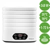 Droger voor paddenstoelen, fruit, groenten en kruiden met temperatuurregeling, 240W, wit - 9 ['voedseldroger', ' paddenstoelendroger', ' gedroogd fruit', ' gedroogde groenten', ' voedselopslag', ' voedsel drogen', ' voedseldrogers', ' temperatuurregeling', ' dehydrator']
