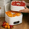 Droger voor paddenstoelen, fruit, groenten en kruiden met temperatuurregeling, 240W, wit - 20 ['voedseldroger', ' paddenstoelendroger', ' gedroogd fruit', ' gedroogde groenten', ' voedselopslag', ' voedsel drogen', ' voedseldrogers', ' temperatuurregeling', ' dehydrator']