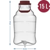 Easy Wijnset – eenvoudige manier voor huisgemaakte wijn - 14 ['huisgemaakte wijn', ' wijnset', ' hoe gemakkelijk wijn te maken', ' set om wijn te maken', ' eenvoudig recept voor wijn', ' onbreekbare ballon', ' wijnballon', ' ballon met kraantje', ' wijngist', ' pecto-enzym', ' anti-vlieg fermentatiebuis', ' start wijnset', ' wijnset voor beginners', ' eenvoudige manier om je eigen wijn te maken']