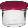 Eenvoudige pot 235 ml (fi82) met bordeauxrood deksel 6 stuks - 2 ['set van potten', ' potten voor fermenteren', ' potten voor jam', ' pot met deksel', ' potten fi 82', ' potten met 6 clips deksels', ' potten met bordeauxrode deksels', ' voor conserven', ' voor wecken', ' voor vlees', ' pottenverzameling']