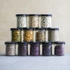 Eenvoudige pot 350ml met zwart deksel fi82 - 6st. - 5 ['set van potten', ' potten voor fermenteren', ' potten voor jam', ' potten met deksels', ' potten fi 82', ' potten met 6 clips deksels', ' potten met zwarte deksels', ' voor conserven', ' voor wecken', ' voor vlees', ' pottenverzameling']