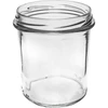 Eenvoudige pot 350ml met zwart deksel fi82 - 6st. - 4 ['set van potten', ' potten voor fermenteren', ' potten voor jam', ' potten met deksels', ' potten fi 82', ' potten met 6 clips deksels', ' potten met zwarte deksels', ' voor conserven', ' voor wecken', ' voor vlees', ' pottenverzameling']