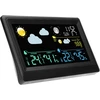 Elektronisch weerstation – draadloos, met sensor, zwart - 3 ['draadloos weerstation', ' meting van buitentemperatuur en binnentemperatuur', ' vochtigheidsmeting', ' weerstation met kalender', ' weerstation met wekker', ' nauwkeurig weerstation', ' weerstation', ' elektronisch weerstation', ' universeel weerstation', ' ideale weermeter', ' temperatuurcontrole', ' weerbericht', ' vochtigheidssensor', ' hygrometer', ' barometer', ' meting van atmosferische druk', ' weerbericht', ' maanfasen', ' cadeau-idee', ' trends', ' weerstation met kleurendisplay']