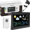 Elektronisch weerstation – draadloos, met sensor, zwart - 7 ['draadloos weerstation', ' meting van buitentemperatuur en binnentemperatuur', ' vochtigheidsmeting', ' weerstation met kalender', ' weerstation met wekker', ' nauwkeurig weerstation', ' weerstation', ' elektronisch weerstation', ' universeel weerstation', ' ideale weermeter', ' temperatuurcontrole', ' weerbericht', ' vochtigheidssensor', ' hygrometer', ' barometer', ' meting van atmosferische druk', ' weerbericht', ' maanfasen', ' cadeau-idee', ' trends', ' weerstation met kleurendisplay']