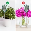 Elektronische bodemtester 4 in 1 - 12 ['elektronische bodemtester', ' vochtigheidsmeter voor planten', ' bodemvochtigheidsmeter', ' bodemvochtigheidsmeter voor planten', ' bodemzuurheidsmeter', ' bodemzonlichtmeter', ' bodemtemperatuurmeter', ' optimale omstandigheden voor plantenteelt', ' elektronisch apparaat voor het meten van bodemparameters', ' bodemkwaliteitsmeter', ' bodemvochtigheidstester', ' multifunctionele bodemtester', ' moderne bodemmeter voor planten']