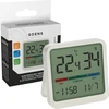 Elektronische kamertemperatuurmeter, wit - 6 ['elektronische thermometer', ' thermometer met klok en datum', ' thermometer met hygrometer', ' vochtigheidsmeting in de kamer', ' comfortmeter', ' thermometer met comfortindicator', ' multifunctionele thermometer', ' binnenthermometer', ' interne thermometer', ' draadloze thermometer', ' elektronische wandthermometer', ' weerstation', ' weerstation']