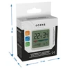 Elektronische kamertemperatuurmeter, wit - 10 ['elektronische thermometer', ' thermometer met klok en datum', ' thermometer met hygrometer', ' vochtigheidsmeting in de kamer', ' comfortmeter', ' thermometer met comfortindicator', ' multifunctionele thermometer', ' binnenthermometer', ' interne thermometer', ' draadloze thermometer', ' elektronische wandthermometer', ' weerstation', ' weerstation']