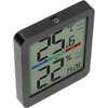 Elektronische kamertemperatuurmeter, zwart - 4 ['elektronische thermometer', ' hygrometer thermometer', ' draadloze thermometer', ' zwarte thermometer', ' thermometer met magneet', ' stijlvolle thermometer', ' binnenthermometer', ' welke thermometer voor appartement', ' moderne kamertemperatuurmeter', ' praktische thermometer', ' hoe het comfortniveau van de lucht te controleren']
