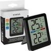 Elektronische kamertemperatuurmeter, zwart - 8 ['elektronische thermometer', ' hygrometer thermometer', ' draadloze thermometer', ' zwarte thermometer', ' thermometer met magneet', ' stijlvolle thermometer', ' binnenthermometer', ' welke thermometer voor appartement', ' moderne kamertemperatuurmeter', ' praktische thermometer', ' hoe het comfortniveau van de lucht te controleren']