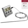 Elektronische keukenthermometer met sonde (0°C tot 250°C) - 4 ['thermometer met sonde', ' elektronische thermometer', ' keukenthermometer', ' voedselthermometer', ' baktthermometer', ' voor frituren', ' voor koken', ' voor vlees', ' voor gebak']