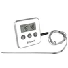 Elektronische keukenthermometer met sonde (0°C tot 250°C) mix - 2 ['voedselthermometer', ' voor koken', ' voor roken', ' voor bakken', ' vleesthermometer', ' gebakthermometer', ' culinaire thermometer', ' universele thermometer']