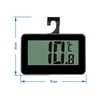 Elektronische koelkastthermometer (-20°C tot +50°C) - 2 ['keukenthermometer', ' culinaire thermometer', ' koelkastthermometer', ' voorraadkastthermometer', ' koelkastthermometer', ' koelkastthermometers', ' ophangthermometers', ' hangende thermometers', ' batterijthermometer', ' thermometer met display', ' elektronische thermometer']