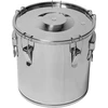 Fermentatie- en distillatiecontainer - roestvrij staal 18l, 5 klemmen  - 1 ['fermentatiecontainer', ' distillatiecontainer', ' distilleercontainer', ' roestvrijstalen container', ' container 18 L']