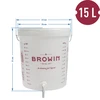 Fermentatiecontainer 15 L met deksel en kraan - 12 ['fermentatiecontainer', ' fermentatie-emmer', ' fermentatie-emmertje', ' fermentatiecontainers', ' fermentatiecontainer voor wijn', ' fermentatiecontainers voor wijn', ' biowin fermentatie-emmer', ' browin fermentatie-emmer']