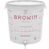 Fermentatiecontainer 30 L met deksel en kraan - 2 ['fermentatiecontainer', ' voor wijn', ' voor bier', ' voor beslag', ' fermentatie-emmer', ' emmer met schaalverdeling', ' emmer met schaal', ' emmer met kraan']