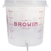 Fermentatiecontainer 30 L met deksel en kraan - 3 ['fermentatiecontainer', ' fermentatie-emmer', ' fermentatie-emmertje', ' fermentatiecontainers', ' fermentatiecontainer voor wijn', ' fermentatiecontainers voor wijn', ' biowin fermentatie-emmer', ' browin fermentatie-emmer']