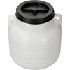 Fermentatievat 10L - wit, met handgrepen ['vat voor zuurkool', ' fermentatievat', ' vat voor gefermenteerde groenten', ' fermenteren', ' kool', ' augurken', ' voor augurken', ' steengoed', ' steengoed met deksel', ' vat met deksel']