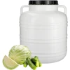 Fermentatievat 40L - wit, handvatten - 3 ['vat voor fermentatie', ' vat voor inmaken', ' vat voor augurken', ' vat voor kool']