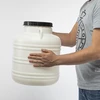 Fermentatievat 40L - wit, handvatten - 9 ['vat voor fermentatie', ' vat voor inmaken', ' vat voor augurken', ' vat voor kool']