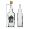 Fles 0,5 L met dop en 2-kleurige opdruk Whisky - 4 stuks - 8 ['huisgemaakte whiskyfles', ' fles voor whisky', ' glazen fles met dop', ' fles met schroefdop', ' glazen fles 500 ml', ' fles 0', '5 L', ' flessen met opdruk', ' fles met opdruk', ' flessen voor Whiskey']