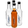 Fles 0,5 L met dop en opdruk Gedestilleerd - 4 stuks - 6 