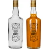 Fles 0,5 L met dop en opdruk Huisgemaakte likeur - 4 stuks - 6 ['likeurfles', ' fles voor tinctuur', ' waterfles', ' fles met opdruk', ' glazen fles', ' fles voor alcohol', ' decoratieve fles', ' wodkaflessen', ' flessen voor zelfgestookte drank', ' glazen fles 500 ml', ' trouwflessen', ' koffielikeur', ' sinaasappellikeur', ' voor advocaat']