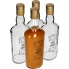 Fles 0,5 L met dop en opdruk Huisgemaakte likeur - 4 stuks - 3 