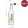 Fles 0,5 L met schroefdop en opdruk Antiinflatie - 4 stuks - 7 ['kweepeerlikeur', ' citroenlikeur', ' kersenlikeur', ' fles voor kweepeerlikeur', ' fles voor likeuren', ' fles voor likeuren', ' flessen voor likeuren', ' fles met schroefdop', ' flessen met opdruk', ' glas met opdruk', ' glazen flessen', ' glazen flessen met schroefdoppen', ' cadeau-idee', ' glazen flessen met grappige opdruk', ' flessen voor bruiloft']