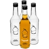 Fles 0,5 L met schroefdop en opdruk Kweepeerlikeur - 4 stuks  - 1 ['kweepeerlikeur', ' fles voor kweepeerlikeur', ' fles voor likeuren', ' flessen voor likeuren', ' fles met schroefdop', ' flessen met opdruk', ' glas met opdruk', ' glazen flessen', ' glazen flessen met schroefdoppen']