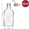 Fles 200 ml met schroefdop, Kerstprint Rendier, 6 stuks - 5 ['fles', ' flessen', ' fles met opdruk', ' fles voor de feestdagen', ' fles voor Kerstmis', ' fles voor likeuren', ' fles voor zelfgestookte drank', ' fles voor alcohol', ' glazen fles met kurk', ' fles 200 ml met schroefdop', ' heupflessen', ' kleine fles', ' set voor de feestdagen', ' fles onder de kerstboom', ' drankjes voor de feestdagen', ' kleine decoratieve fles', ' Merry Christmas', ' kerstcadeau']