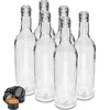 Fles 500 ml Slank, met zwarte dop, voor wodka, 6 stuks - 3 ['flessen met doppen', ' fles met dop', ' sterke drank fles', ' sterke drank flessen', ' wodkafles', ' wodkaflessen', ' sapfles', ' sapflessen', ' likeurfles', ' likeurflessen', ' alcoholflessen', ' alcoholfles', ' zwarte doppen', ' witte fles', ' schroeffles', ' schroefflessen', ' slanke flessen']
