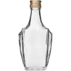 Fles Art Deco 250ml met schroefdop fi28  - 1 ['fles voor likeur', ' flessen voor likeur', ' fles voor alcohol', ' decoratieve flessen voor alcohol', ' glazen fles voor alcohol', ' flessen voor zelfgestookte drank voor bruiloft', ' fles voor likeur', ' decoratieve flessen', ' fles voor wodka', ' fles voor wodka']