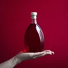 Fles "Banket" 500 ml, met kurk - 7 ['fles', ' flessen', ' fles voor likeuren', ' fles voor zelfgestookte drank', ' fles voor alcohol', ' glazen fles met kurk', ' fles 500 ml met kurk', ' flessen voor kurk', ' set voor bruiloft', ' fles voor banket']