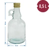 Fles Gallone zonder omhulsel, met dop 0,5 L - 2 ['fles voor alcohol', ' decoratieve flessen voor alcohol', ' glazen fles voor alcohol', ' flessen voor brouwsel voor bruiloft', ' fles voor likeur', ' flessen voor wodka', ' fles voor wodka bruiloft', ' fles voor wodka doop', ' fles voor wodka communie', ' fles voor wijn', ' flessen voor wijn']