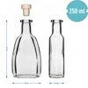 Fles HAIN 250 ml, met kurk - 5 ['fles voor likeur', ' flessen voor likeur', ' fles voor alcohol', ' decoratieve flessen voor alcohol', ' glazen fles voor alcohol', ' flessen voor zelfgestookte drank voor bruiloft', ' fles voor likeur', ' decoratieve flessen', ' fles voor wodka', ' fles voor wodka']