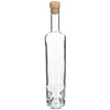 Fles Marina met kurk, wit 0,5 L  - 1 ['fles voor alcohol', ' decoratieve flessen voor alcohol', ' glazen fles voor alcohol', ' flessen voor zelfgestookte drank voor bruiloft', ' fles voor likeur', ' decoratieve flessen voor likeuren']