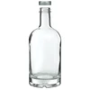 Fles Miss Barku met dop 700ml - 2 ['fles voor alcohol', ' decoratieve flessen voor alcohol', ' glazen fles voor alcohol', ' flessen voor zelfgestookte drank voor bruiloft', ' fles voor likeur', ' decoratieve flessen voor likeuren']