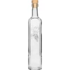 Fles OnSCHULDIG 500 ml met kurk  - 1 ['fles voor likeur', ' decoratieve fles', ' fles met druiven', ' fles voor wijn', ' fles voor mede', ' fles voor olijfolie', ' fles voor olie', ' fles met kurk', ' fles 500 ml', ' sierfles', ' fles voor cadeau']