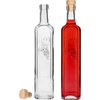 Fles OnSCHULDIG 500 ml met kurk - 4 ['fles voor likeur', ' decoratieve fles', ' fles met druiven', ' fles voor wijn', ' fles voor mede', ' fles voor olijfolie', ' fles voor olie', ' fles met kurk', ' fles 500 ml', ' sierfles', ' fles voor cadeau']