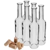 Fles voor likeur 350 ml 6 stuks + 6 kurken - 3 ['voor likeur', ' voor likeur', ' huisgemaakte likeur', ' voor kersenlikeur', ' als cadeau', ' decoratieve fles', ' voor sap', ' voor sap', ' set flessen', ' glazen flessen']
