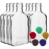 Fles voor likeuren heupfles 100 ml + dop 8 stuks - 2 ['flessen', ' heupflessen', ' likeuren', ' flessen voor likeuren', ' flesjes', ' huisgemaakte dranken', ' huisgemaakte likeuren', ' heupfles met dop', ' fles met dop', ' flesje met dop', ' flessen met gekleurde doppen', ' gekleurde doppen', ' doppen']